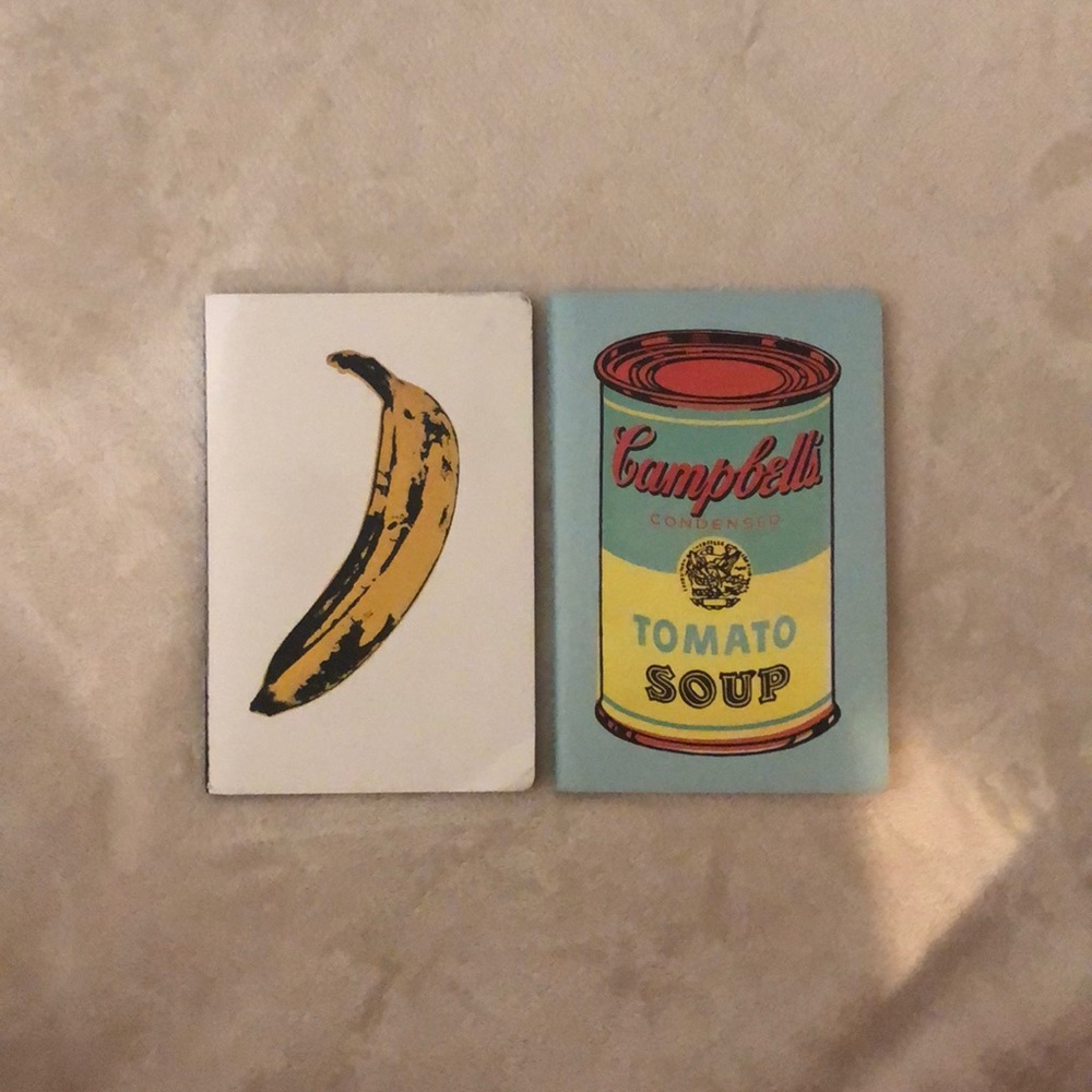 2 Andy Warhol Notebooks